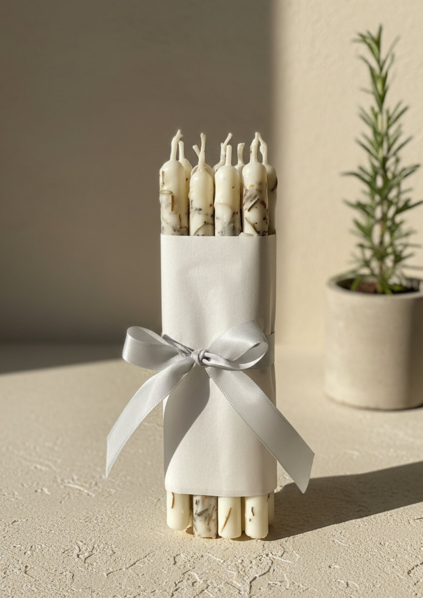 Velas Bento con Romero – Cumpleaños Holísticos y Conscientes